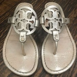 Tory Burch Miller sandals. Very used condition!!